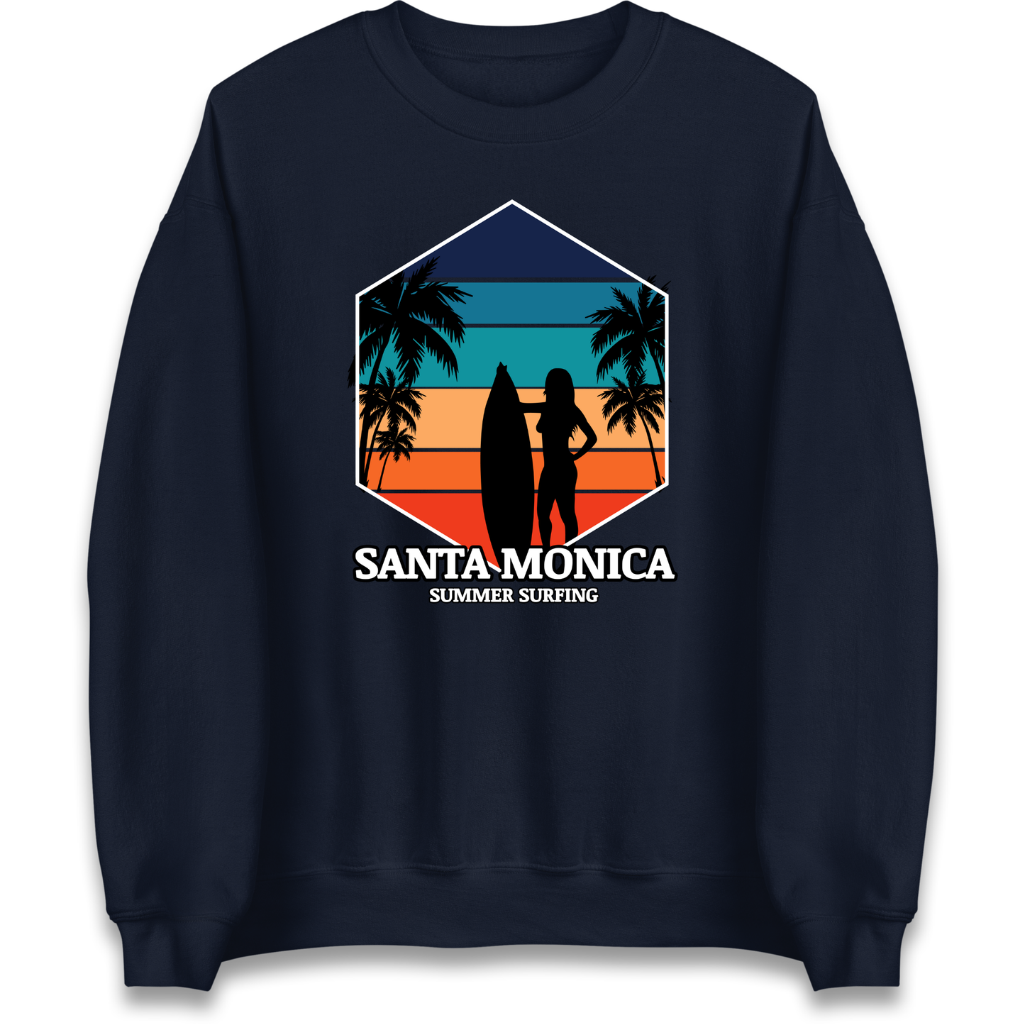 Santa Monica Summer Surfing Sweatshirt