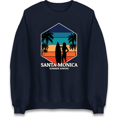 Santa Monica Summer Surfing Sweatshirt