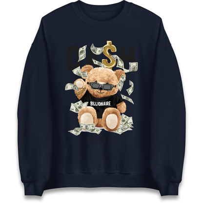 Teddy Bear Billionaire Streetwear Sweatshirt