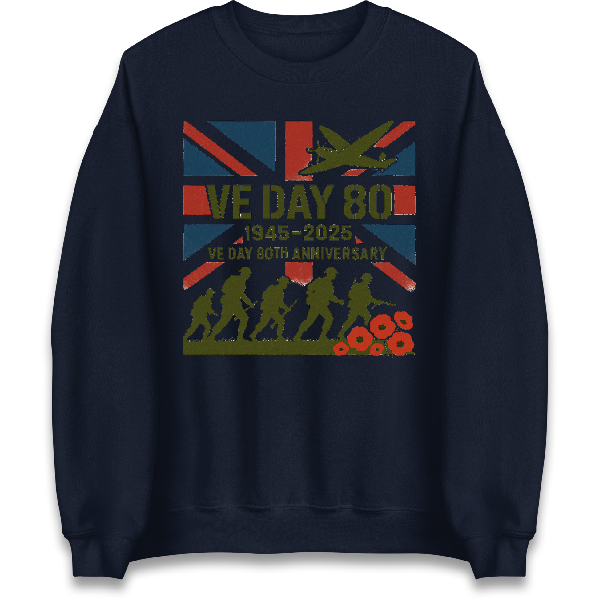 VE Day 80th Anniversary 1945 2025 Sweatshirt