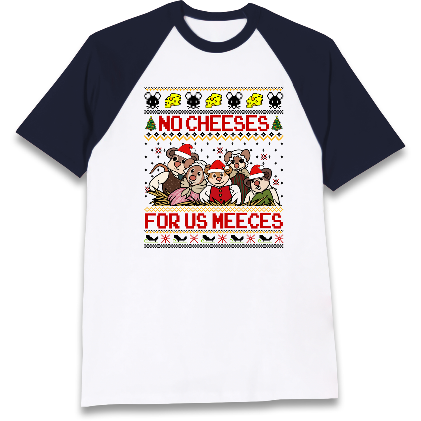The Muppets Christmas Raglan T Shirt