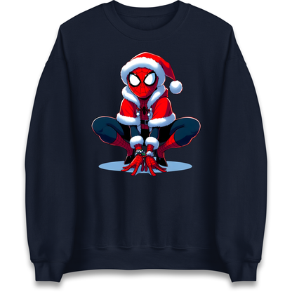 Spiderman Christmas Jumper Adult