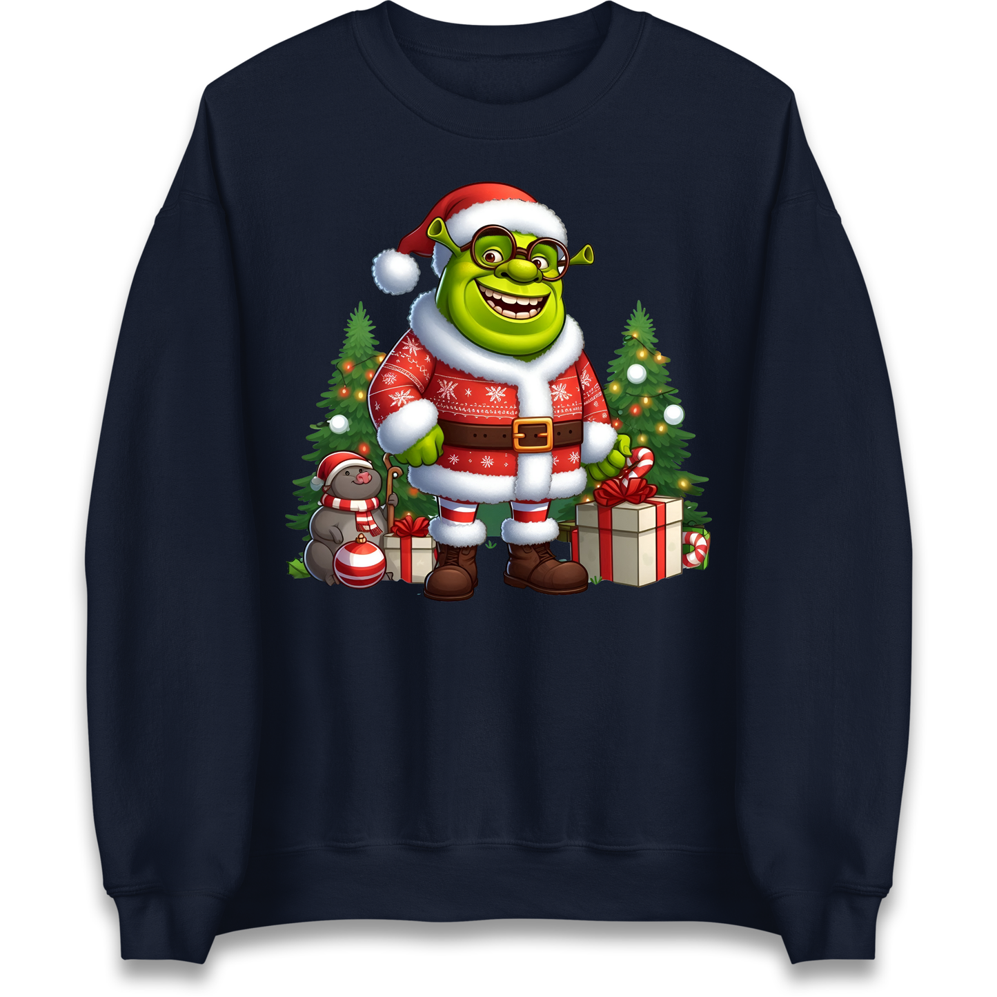 Shrek Santa Claus Presents Sweatshirt