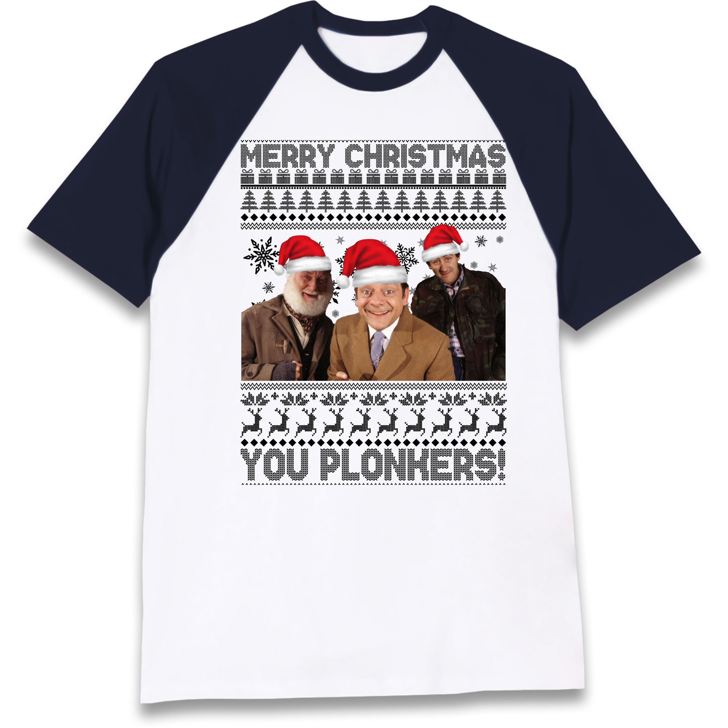 Plonkers Christmas Raglan T Shirt