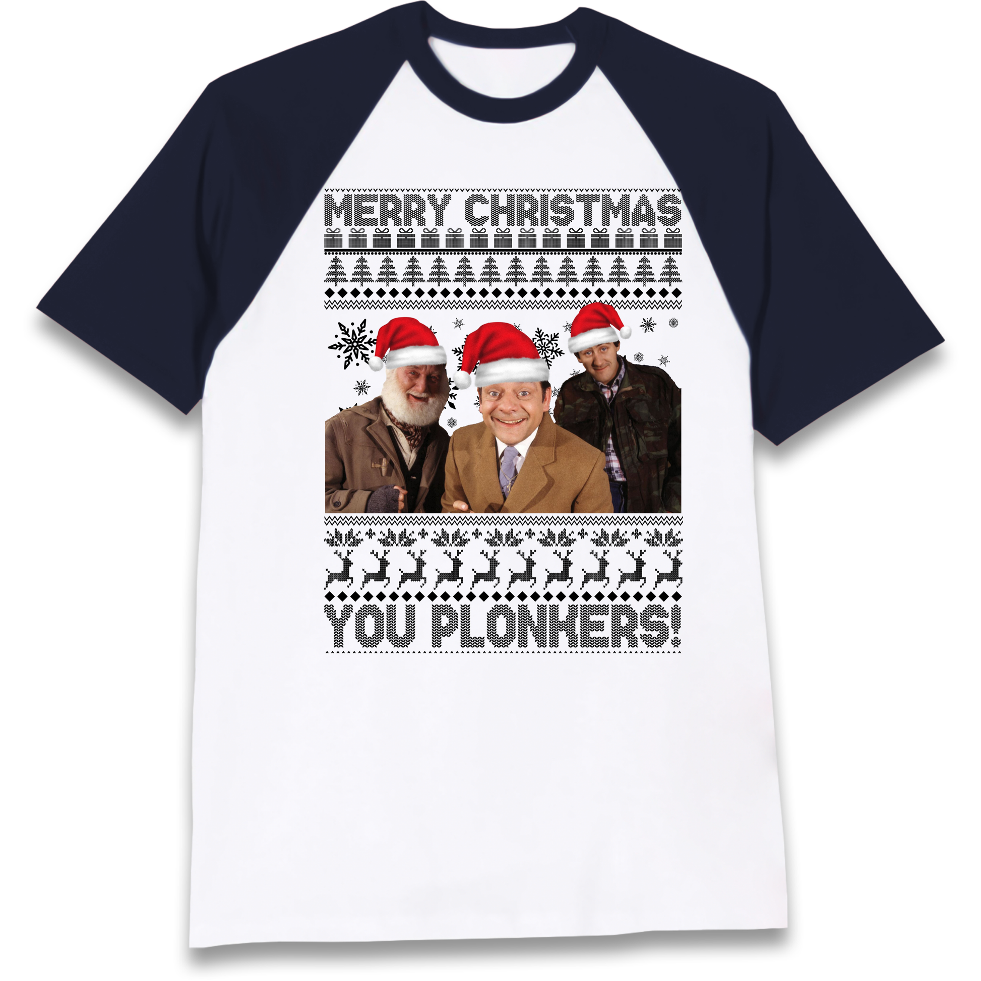 Plonkers Christmas Raglan T Shirt