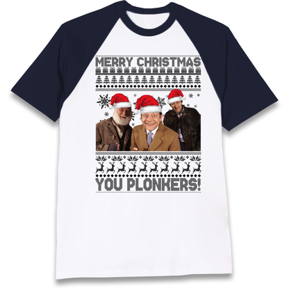 Plonkers Christmas Raglan T Shirt