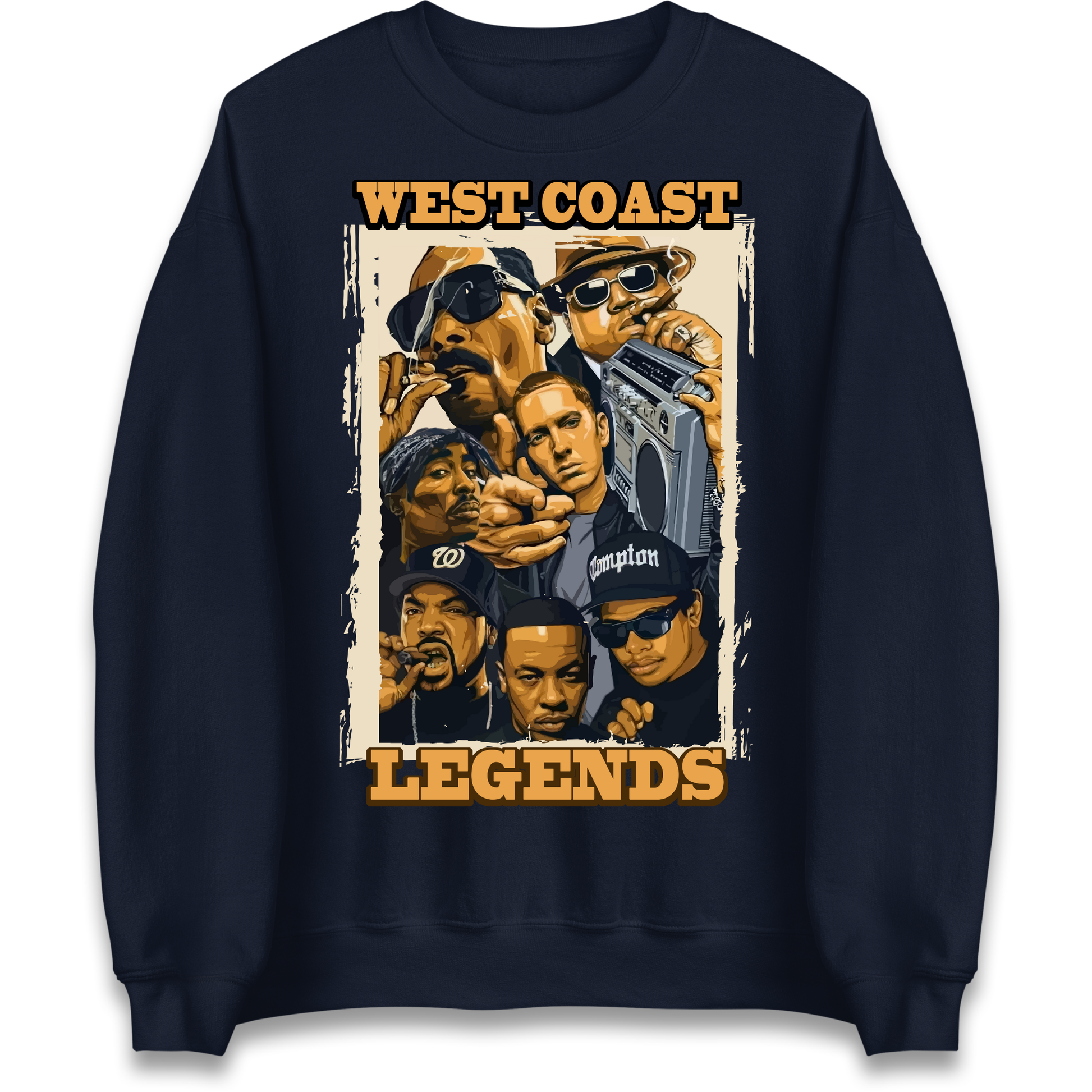 West Coast Legends Rappers Sweatshirt