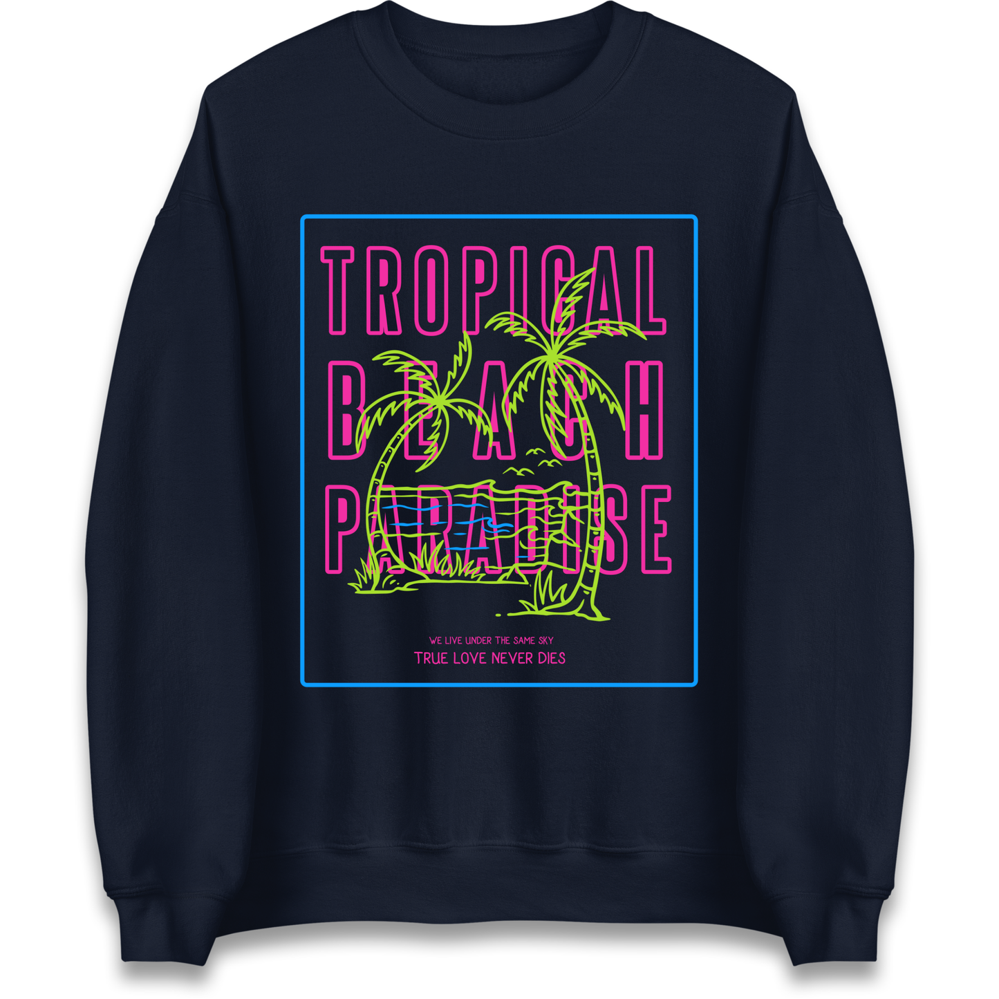Tropical Beach Paradise Sweatshirt
