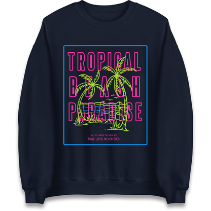 Tropical Beach Paradise Sweatshirt