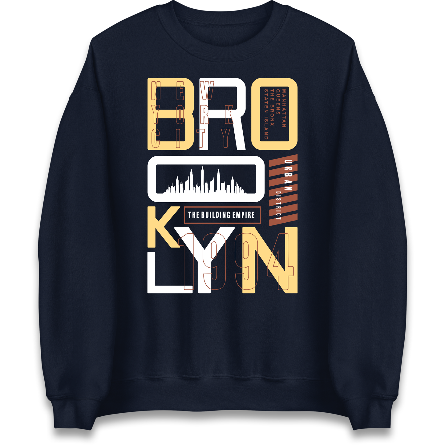 Brooklyn New York Urban District Sweatshirt