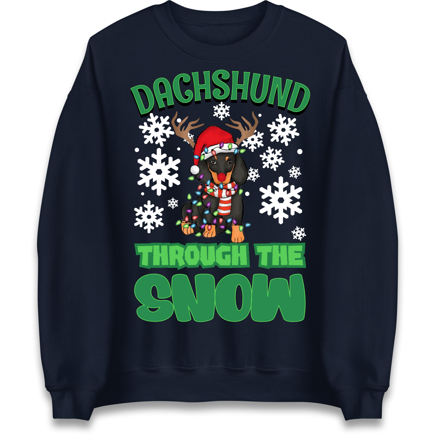 Dachshund Dog Christmas Jumper