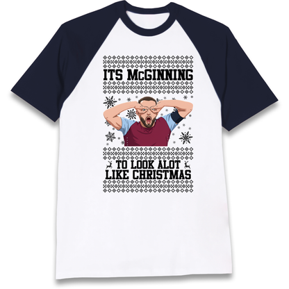 John McGinn Christmas Raglan T Shirt