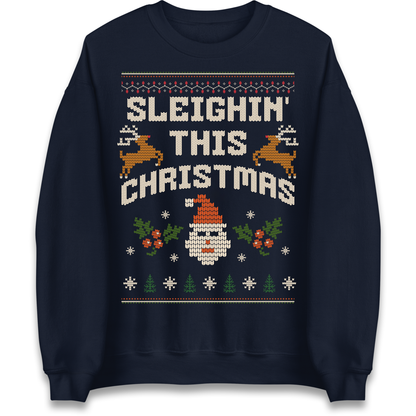 Sleighin This Christmas Christmas Sweatshirt