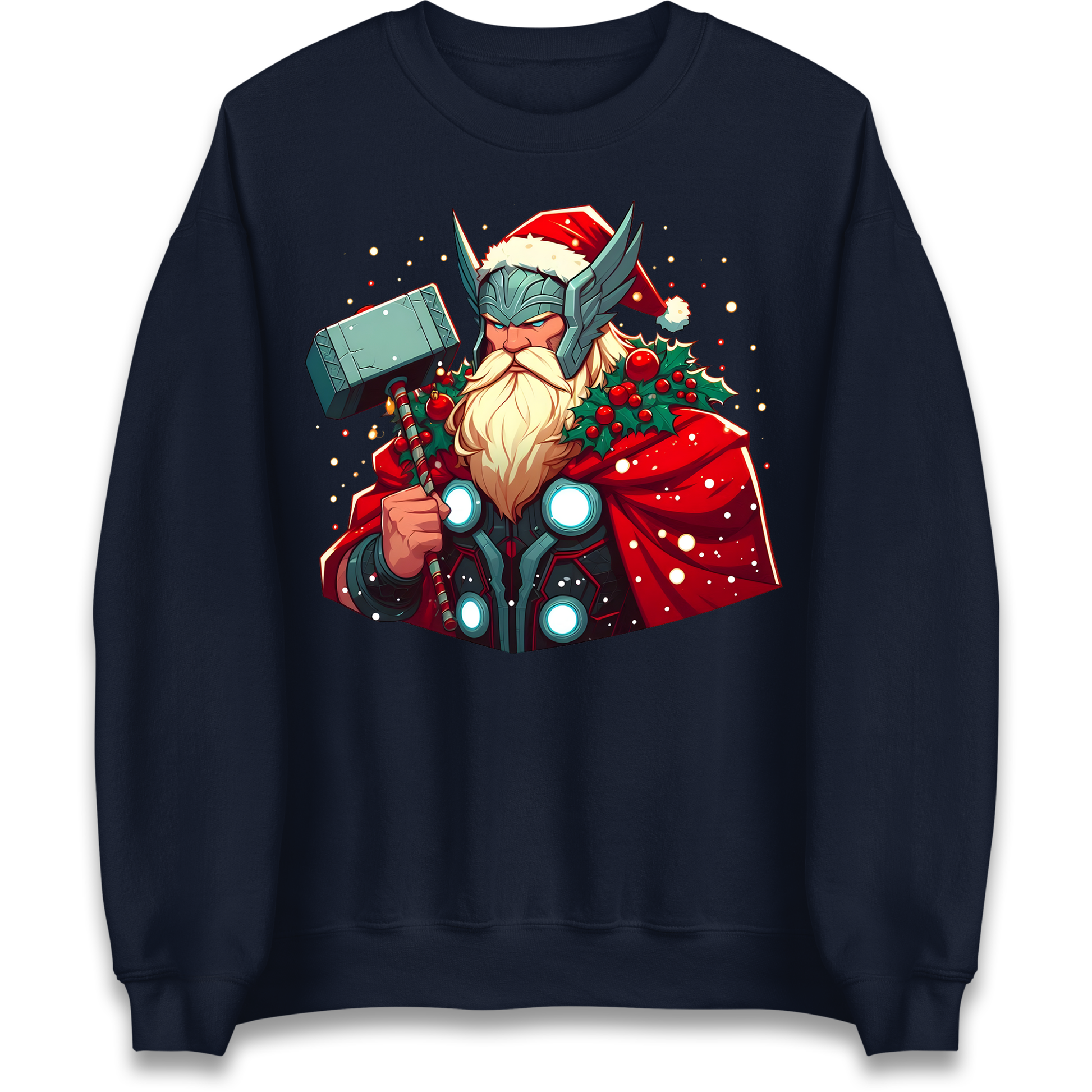 Viking Thor Santa Sweatshirt
