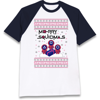 Squid Games Christmas Raglan T Shirt