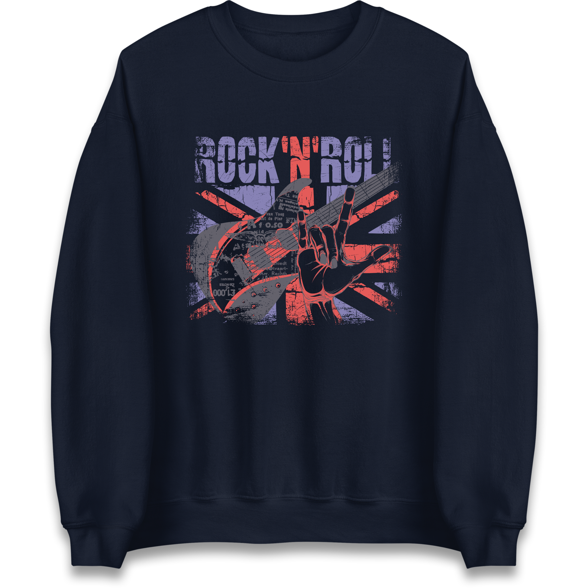 Rock N Roll Union Jack Sweatshirt
