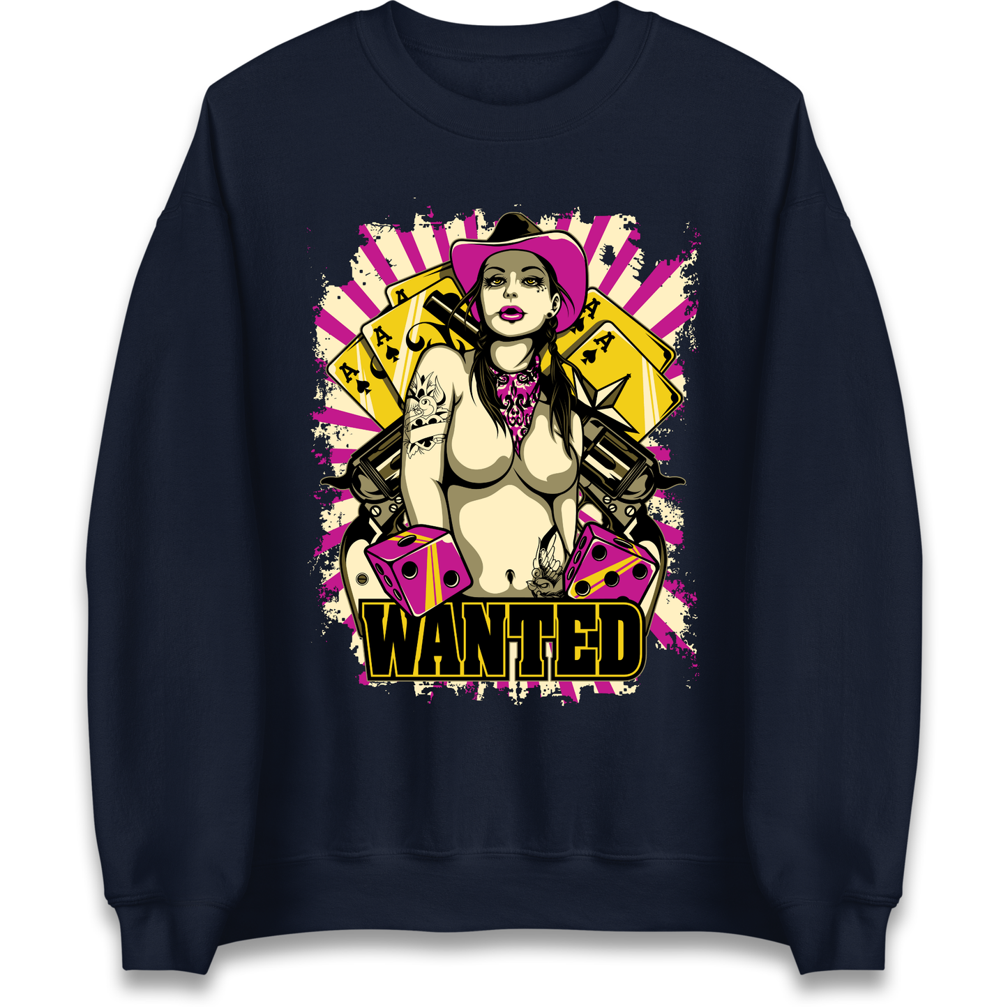 Wanted Ace Of Spades Sweatshirt