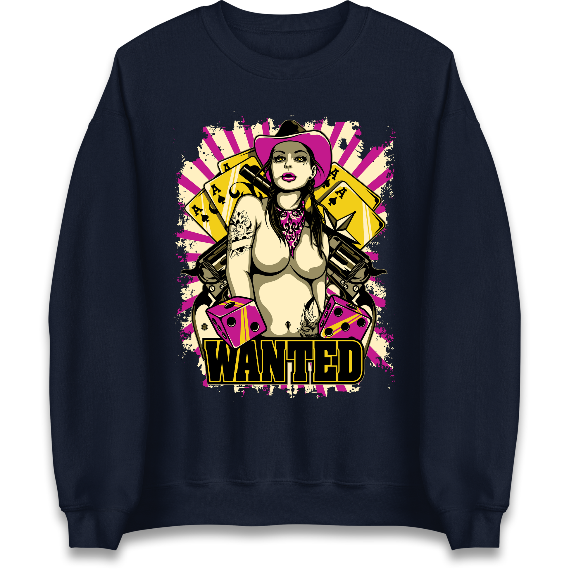 Wanted Ace Of Spades Sweatshirt
