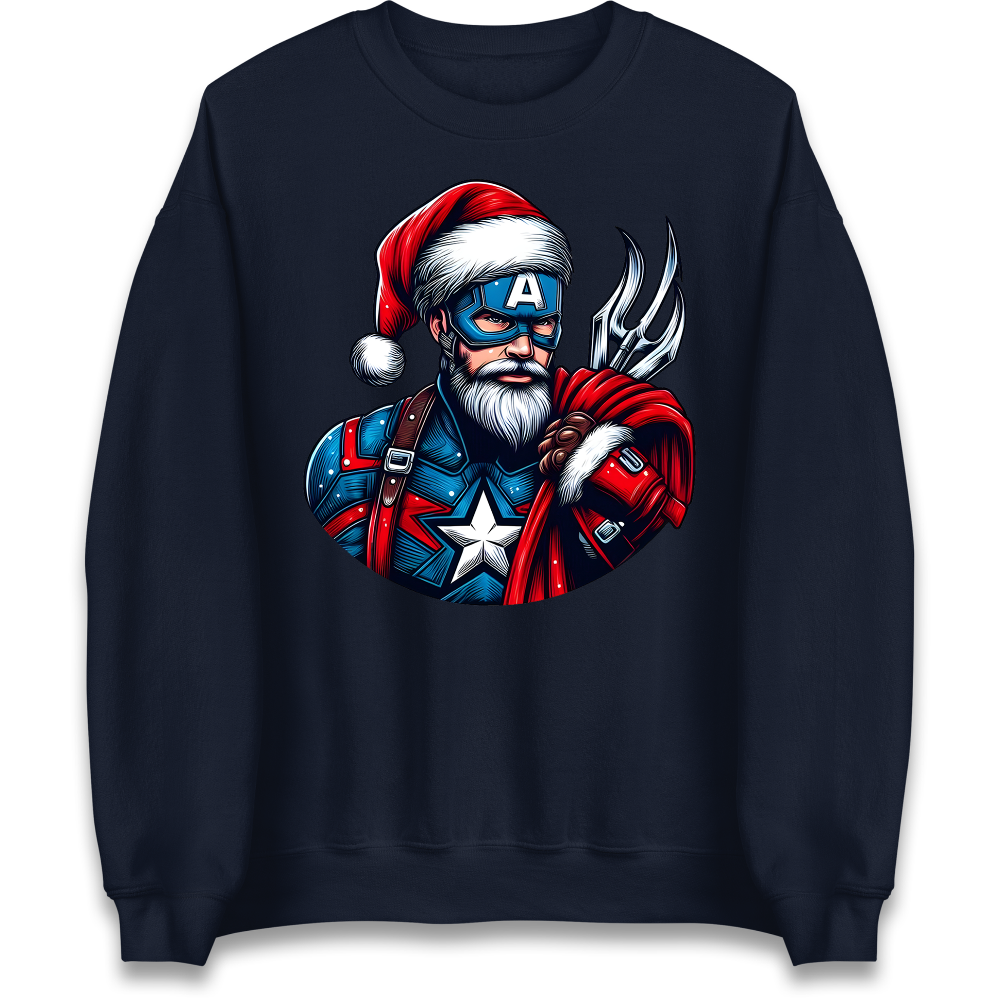 Captain America Santa Sweatshirt