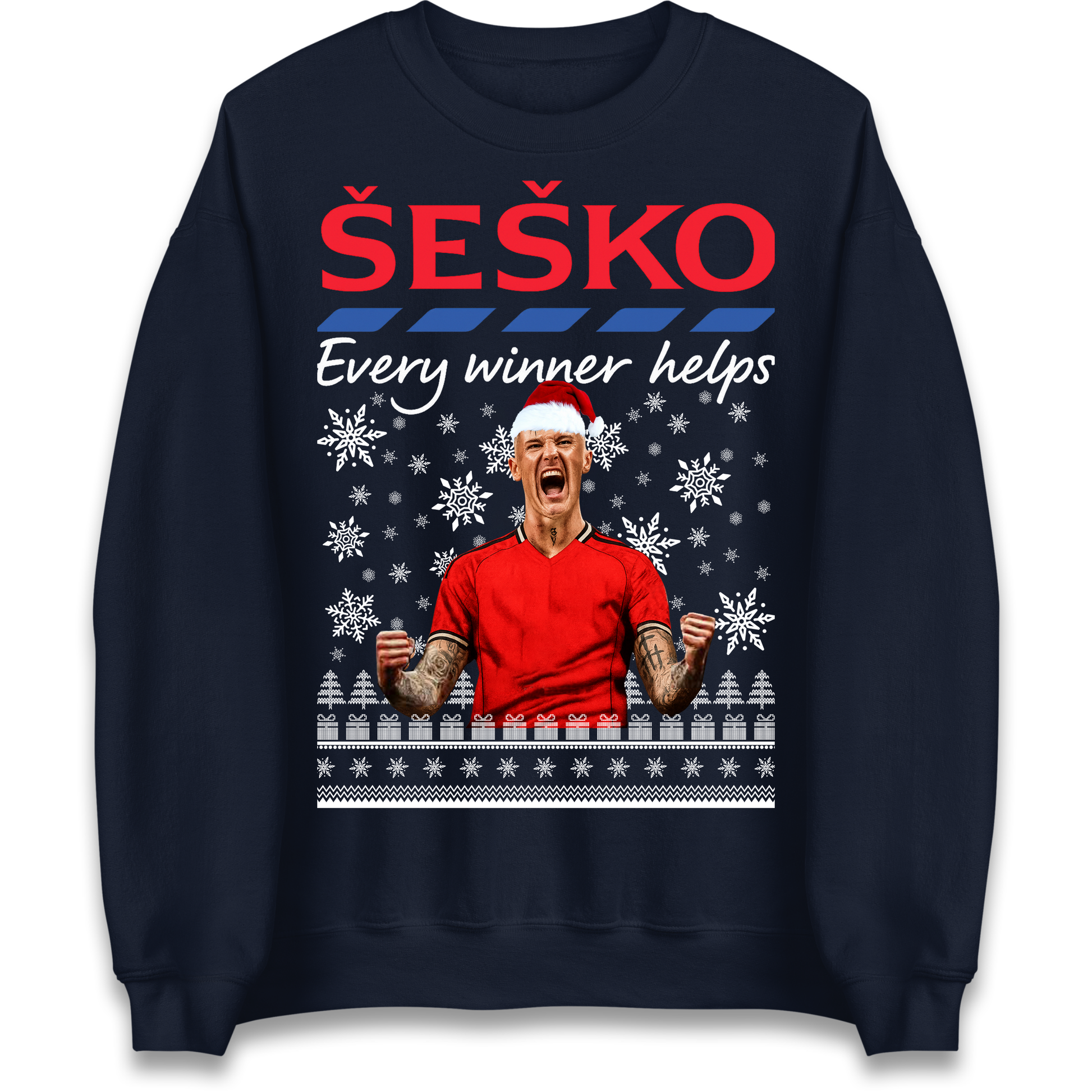 Benjamin Sesko Christmas Sweatshirt