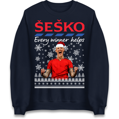 Benjamin Sesko Christmas Sweatshirt