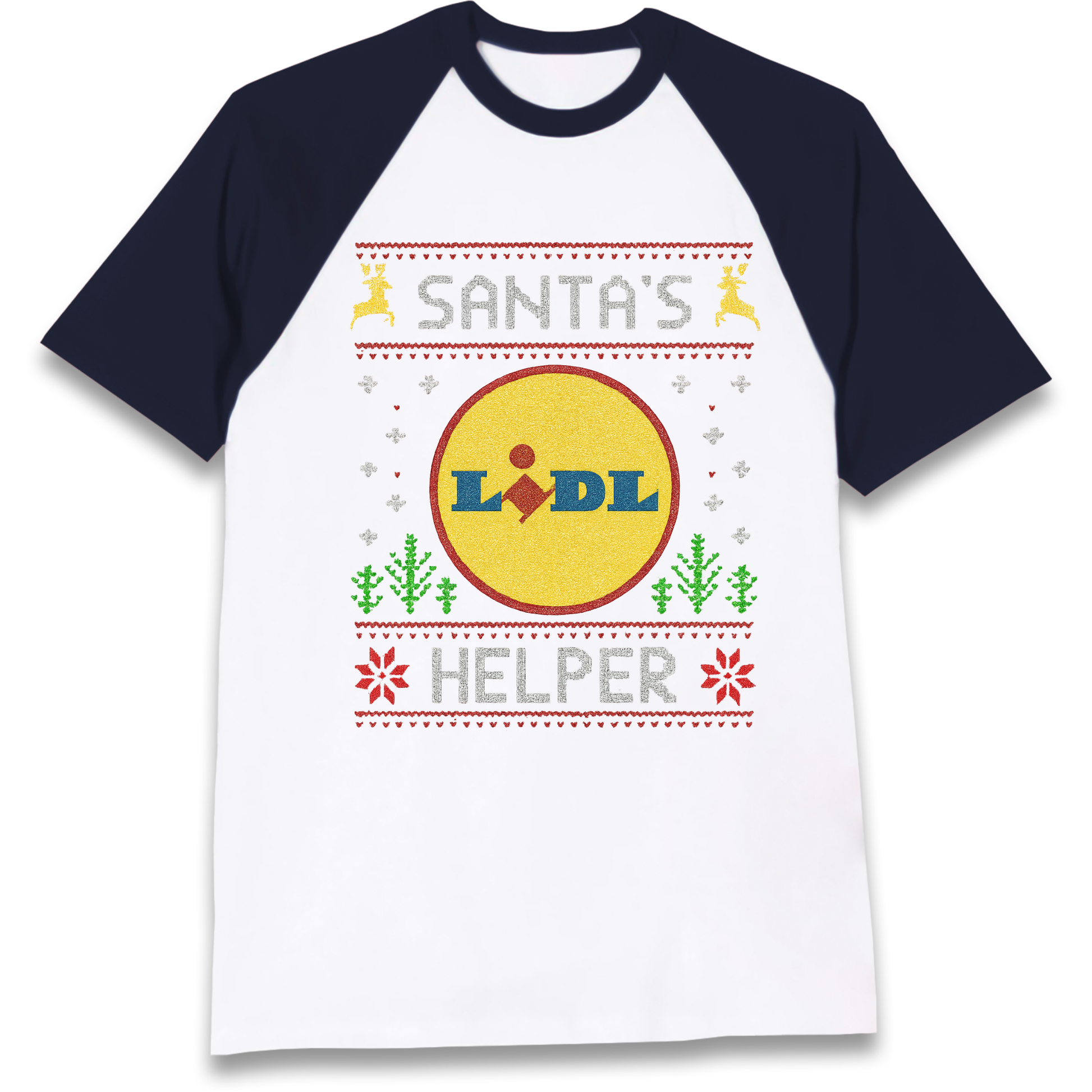 Lidl Christmas Raglan T Shirt