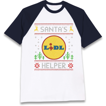 Lidl Christmas Raglan T Shirt