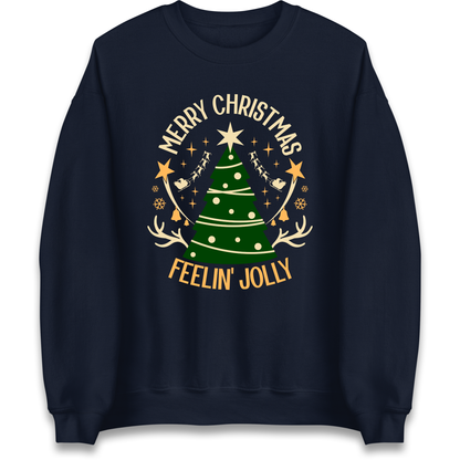 Merry Christmas Feeling Jolly Christmas Sweatshirt