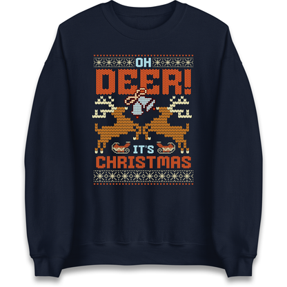 Oh Deer its Christmas Sweatshirt