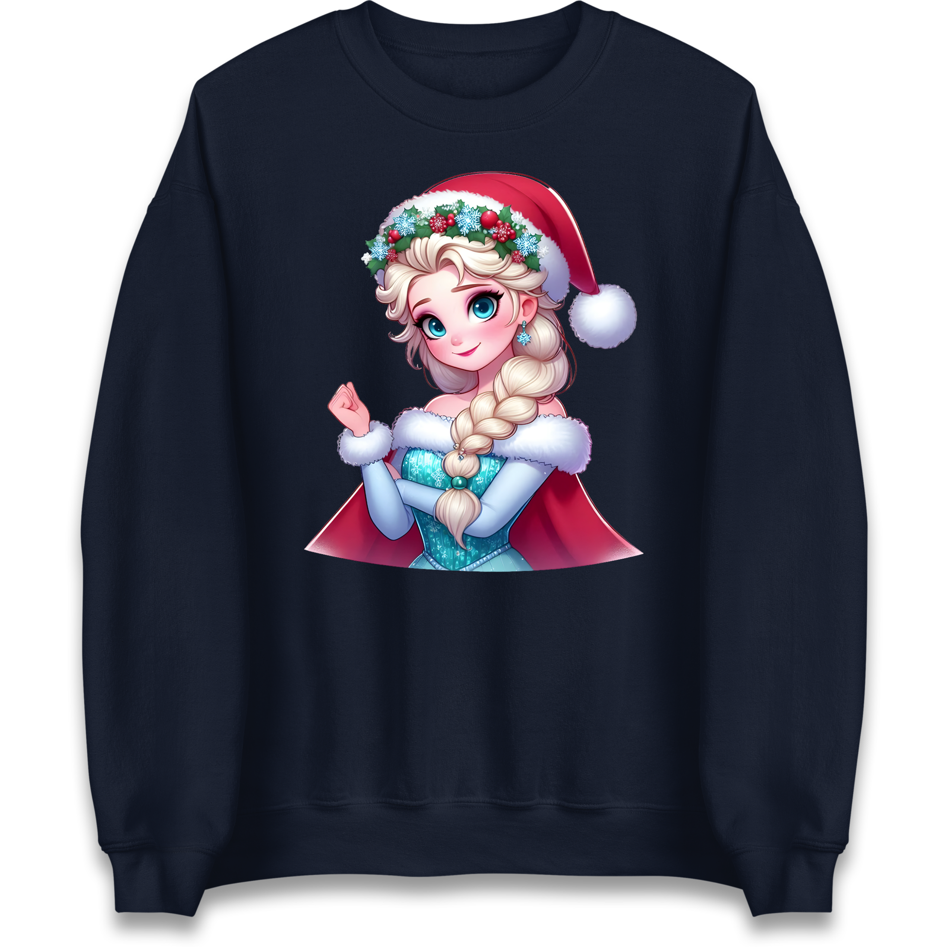 Elsa Frozen Santa Sweatshirt