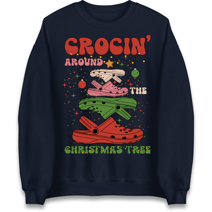 Crockin Around the Christmas Tree Christmas Sweatshirt