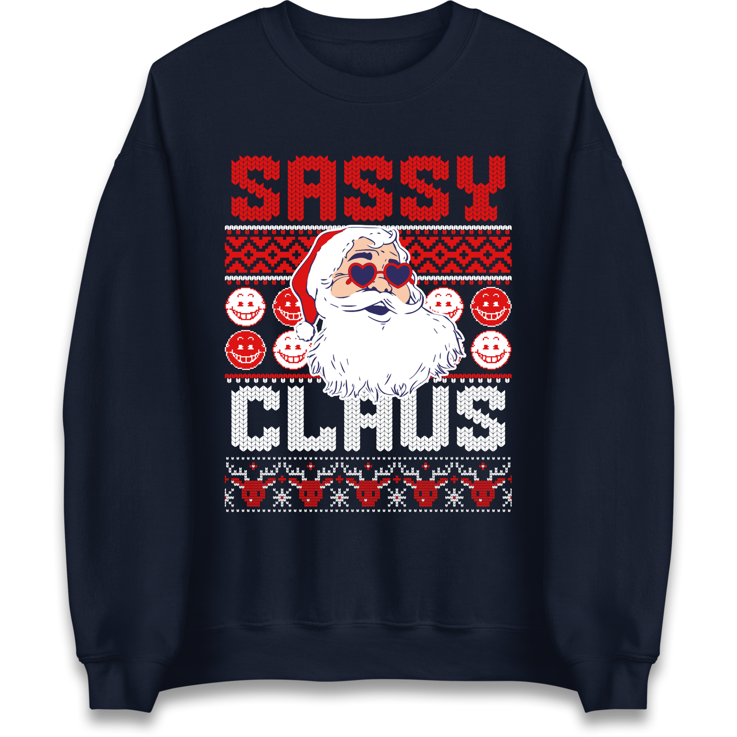 Sassy Claus Santa Christmas Sweatshirt