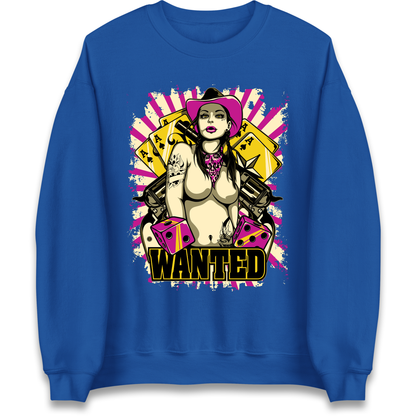 Wanted Ace Of Spades Sweatshirt