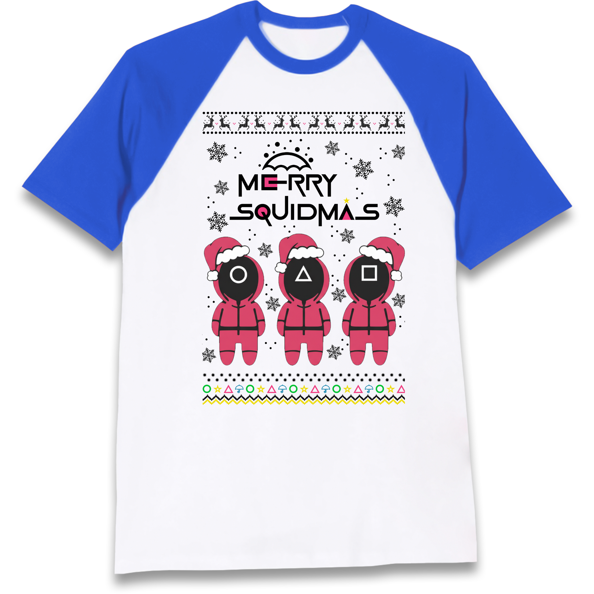 merry Squidmas Raglan T Shirt