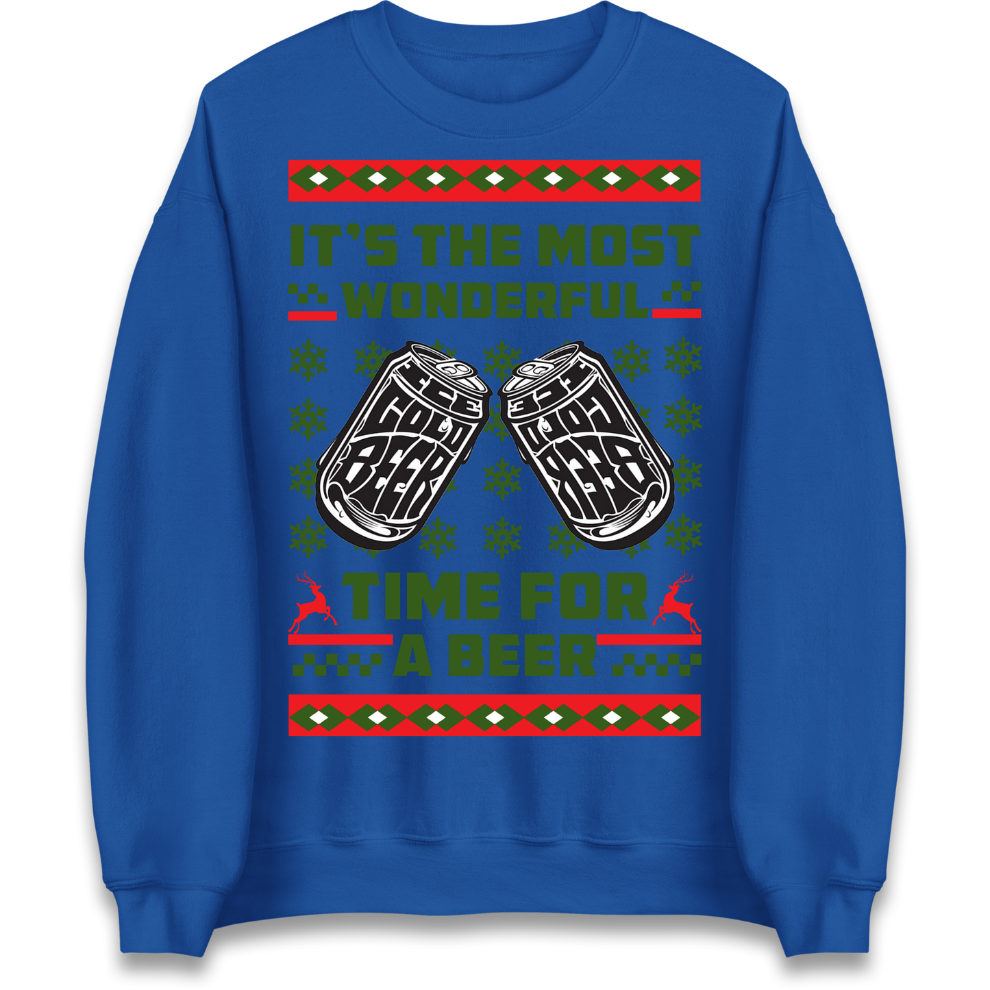 Its The Most Wonderful Time For A Beer Christmas Sweatshirt