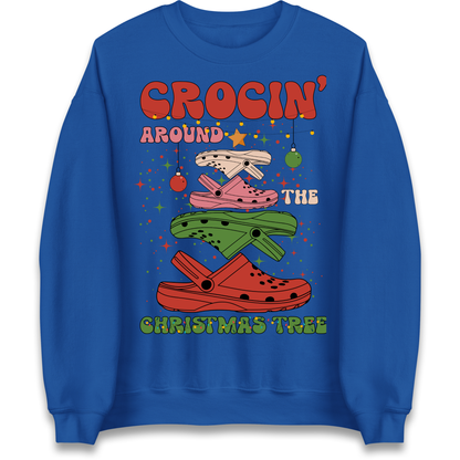 Crockin Around the Christmas Tree Christmas Sweatshirt