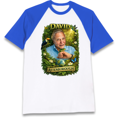 David Attenborough Raglan T Shirt