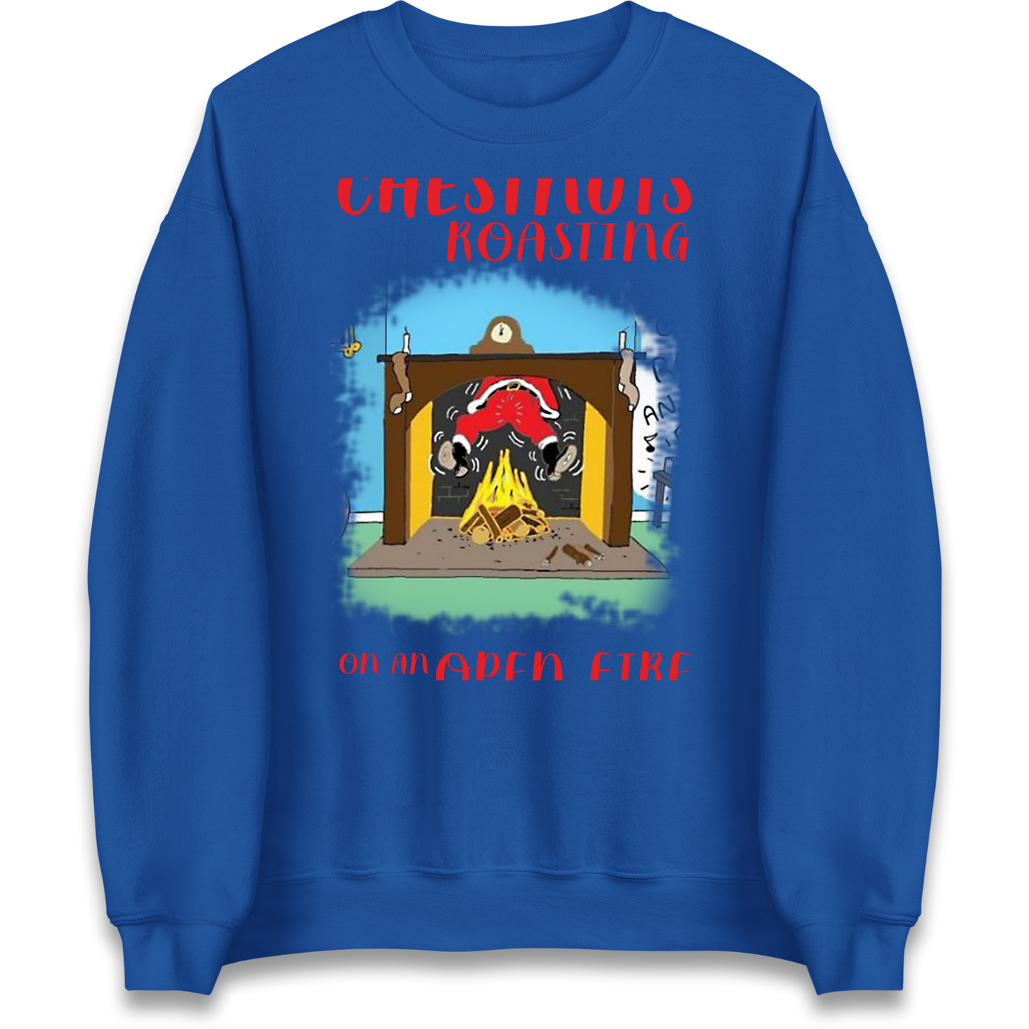 Chestnuts Roasting On An Open Fire Christmas Sweatshirt