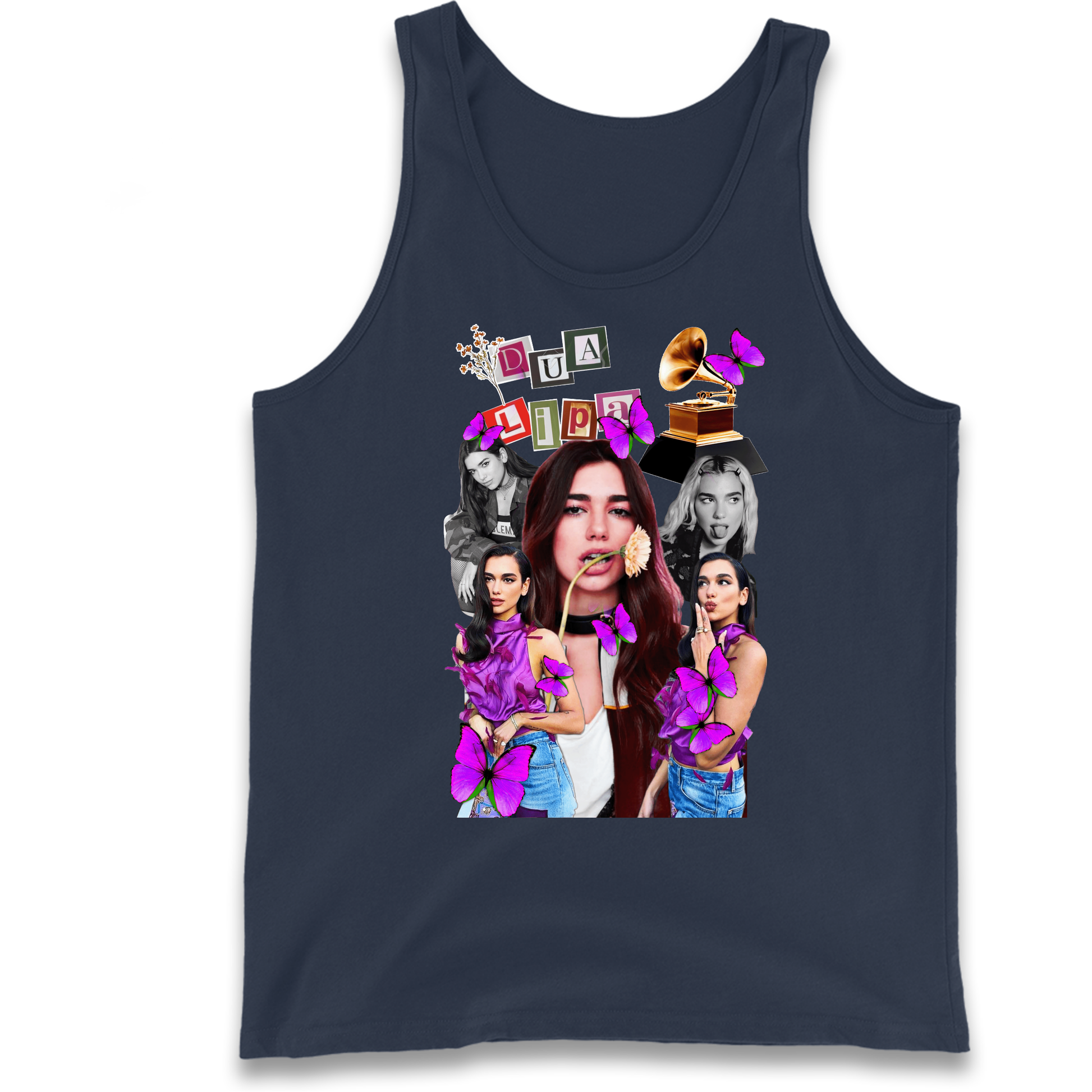 Dua Lipa Butterflies Tank Top