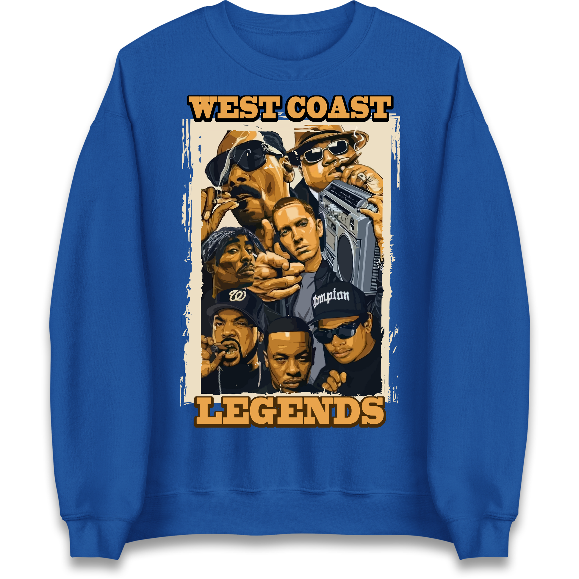West Coast Legends Rappers Sweatshirt