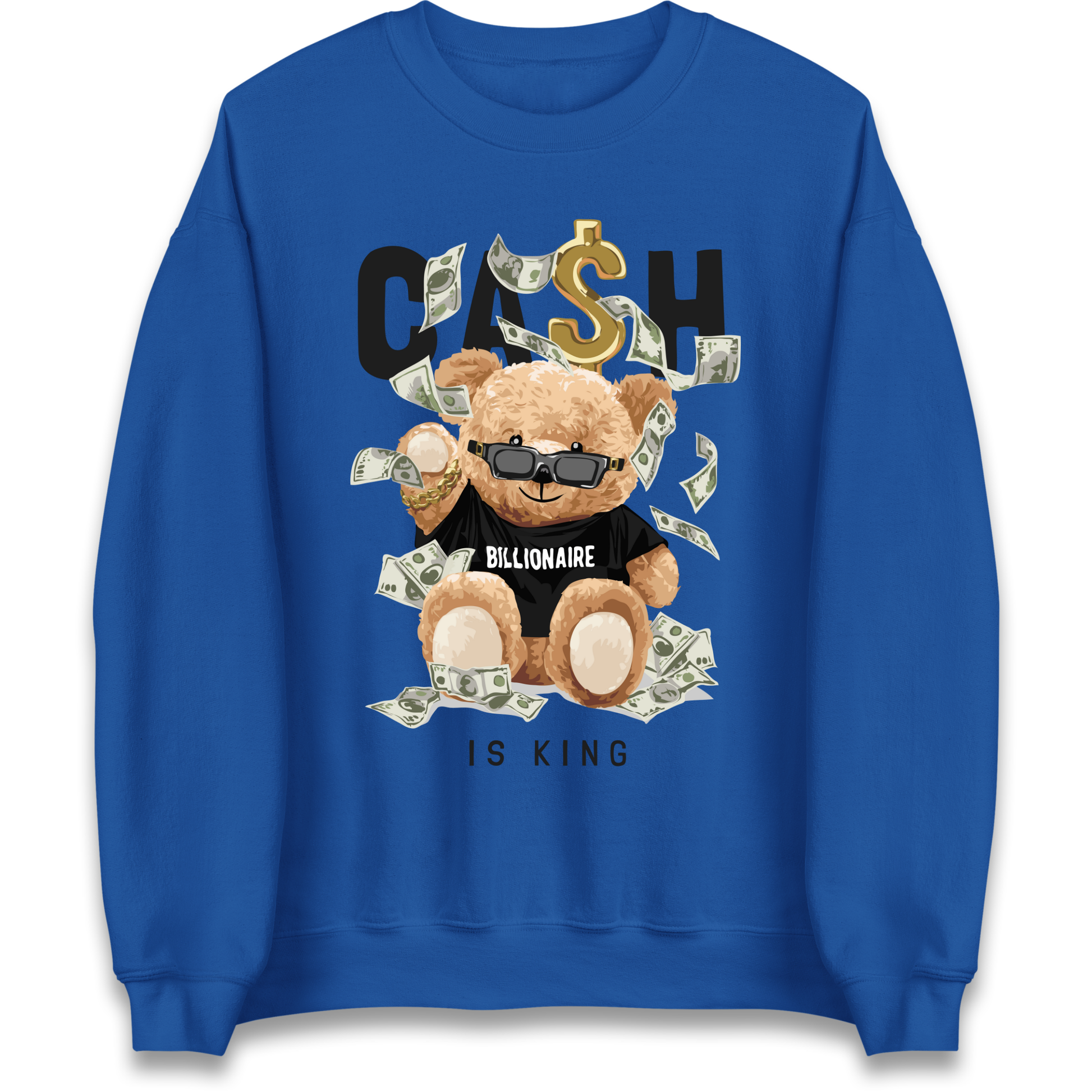 Teddy Bear Billionaire Streetwear Sweatshirt