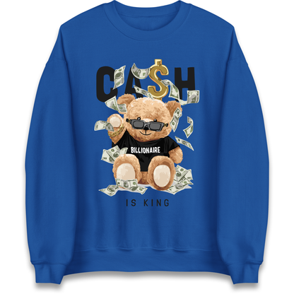 Teddy Bear Billionaire Streetwear Sweatshirt
