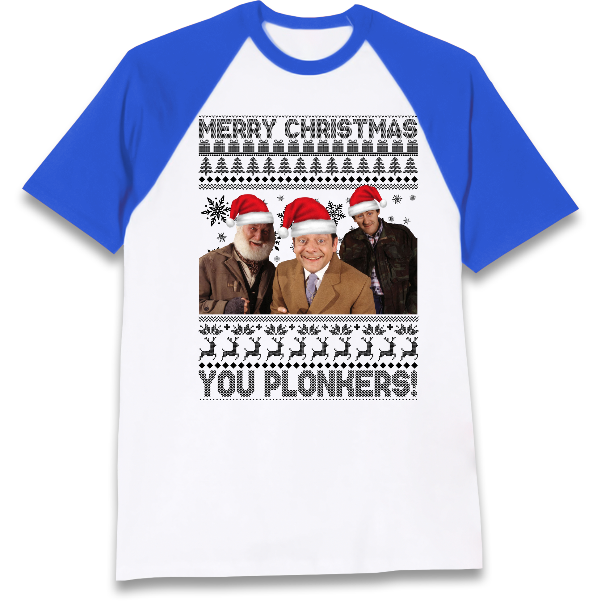 Plonkers Christmas Raglan T Shirt