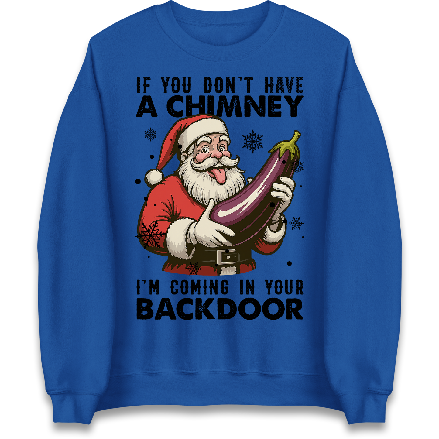 Santa Back Door Sweatshirt