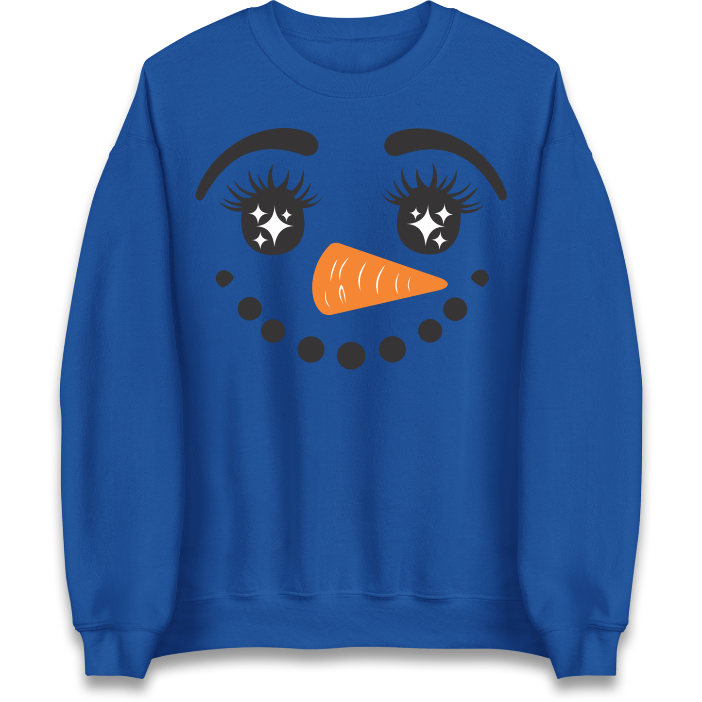 Snowman Face Christmas Sweatshirt
