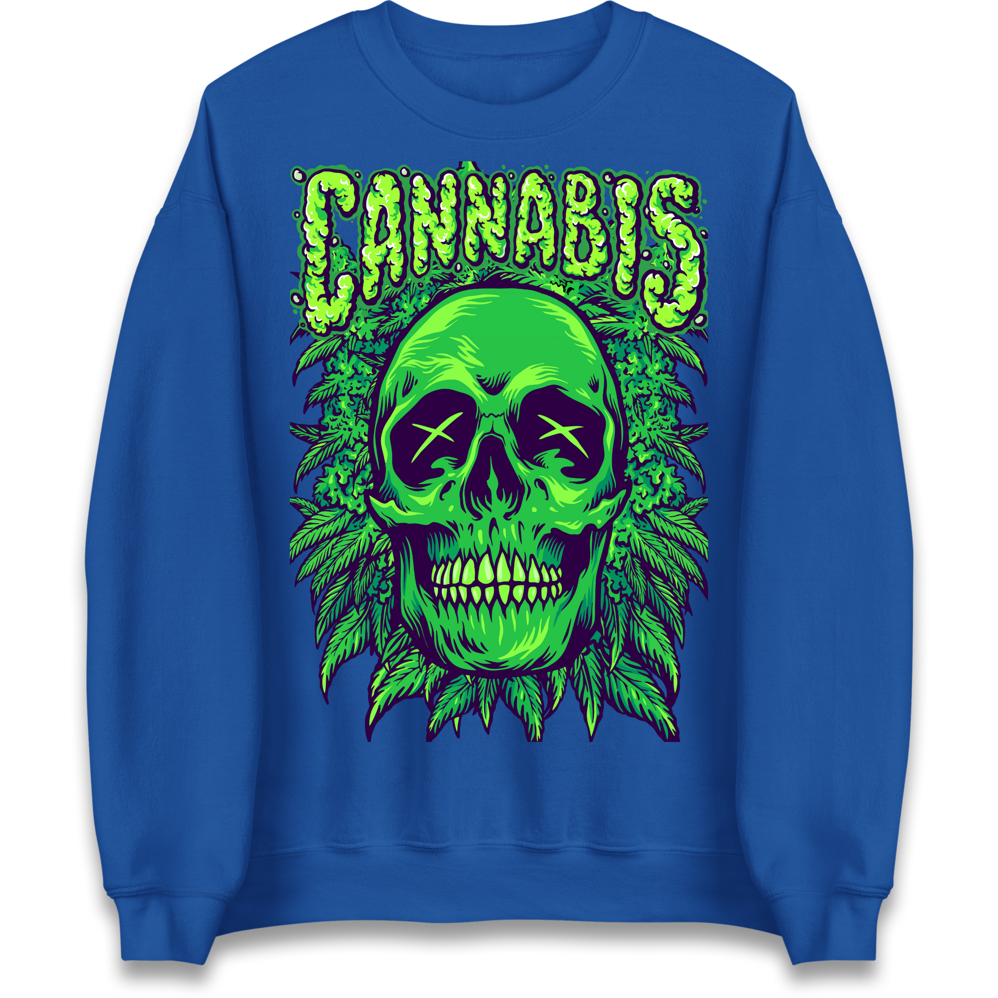 Cannabis Skull Sweatshirt