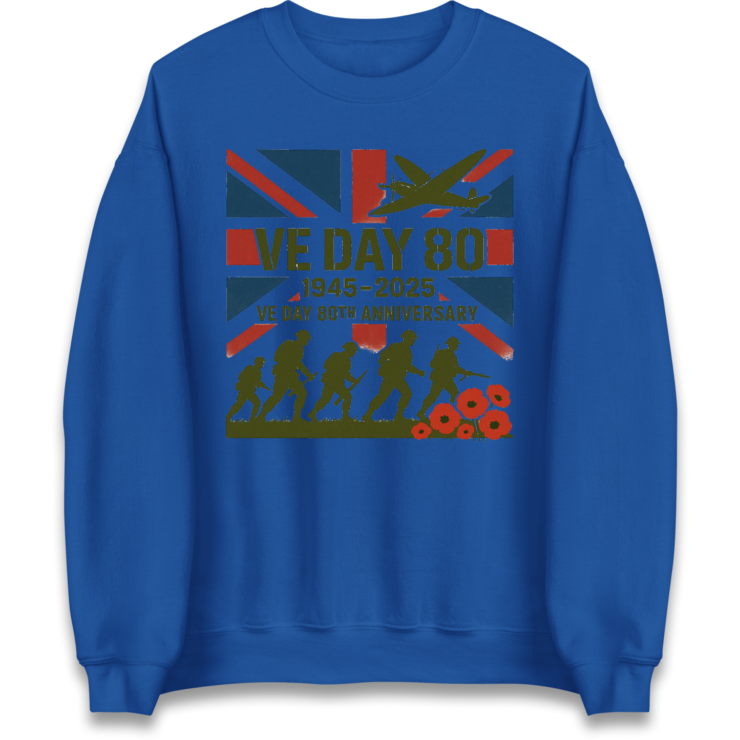 VE Day 80th Anniversary 1945 2025 Sweatshirt