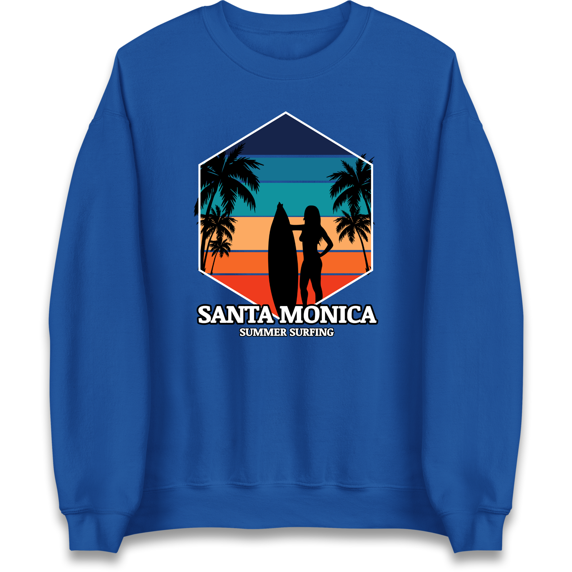 Santa Monica Summer Surfing Sweatshirt