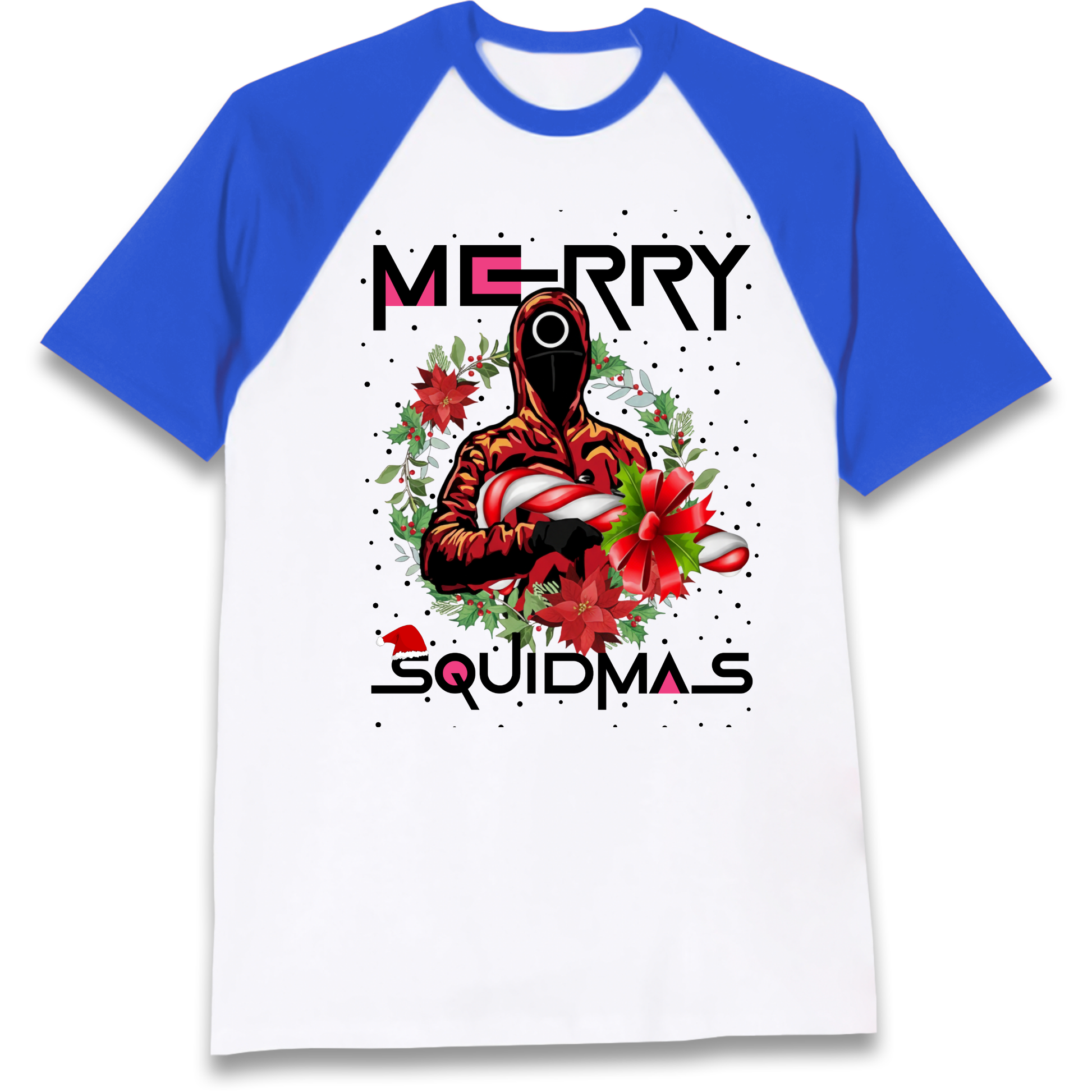 Merry Squid Games Raglan T Shirt