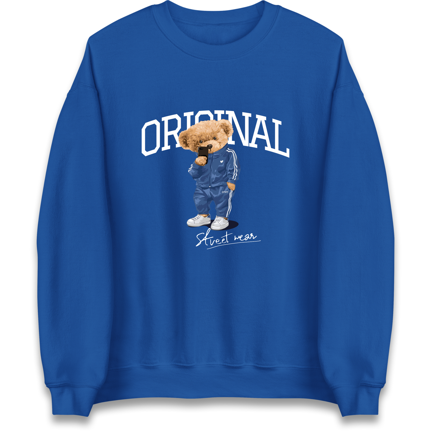 Teddy Bear Original Streetwear Sweatshirt